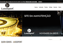 Tablet Screenshot of lusosport.com.pt